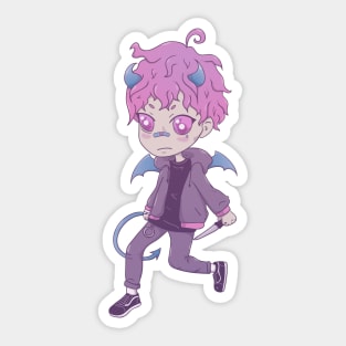 Demon Boy Chibi Sticker